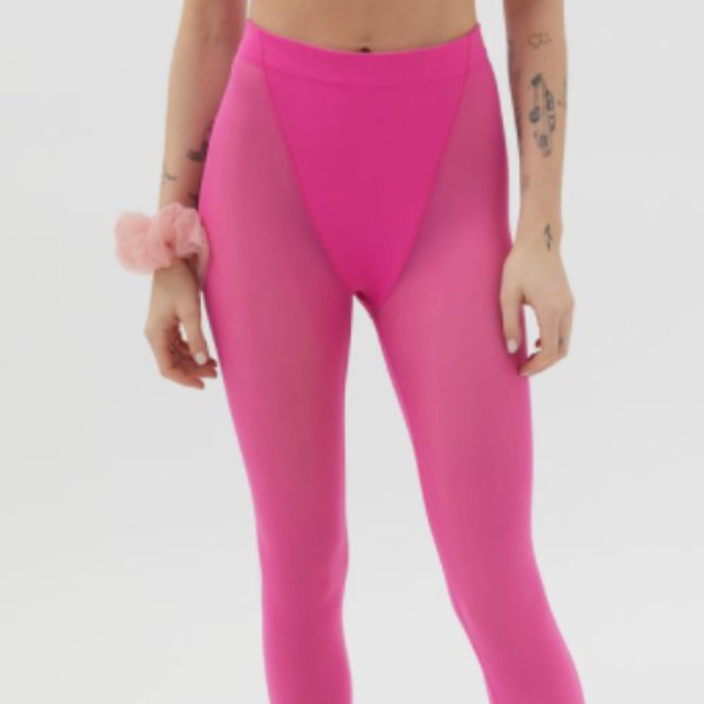 Sheer Heart Legging - Bubblegum (M)